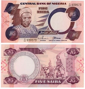 NIGERIA P-24h 5 Naira 2004 UNC - Picture 1 of 1