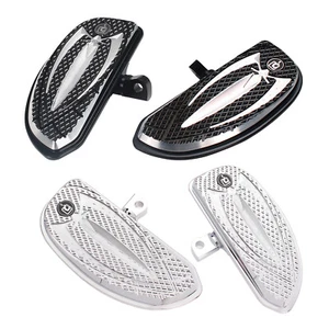 Male Mount Foot Pegs Floorboards For Harley Touring Electra Glide CVO FLHT Dyna - Imagen 1 de 14
