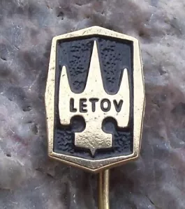 Vintage Rudy Letov Tschechoslowakei Flugzeug Fabrik Jet Aircraft Logo Pin Abzeichen - Bild 1 von 2