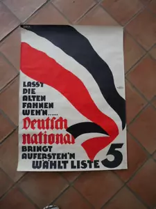 47972 - Plakat von Max Aurich - Lasst die alten Fahnen wehn - - Bild 1 von 7