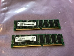 Micron MT16VDDT6464AY-40BG4 1gb (2x512mb) Memory RAM DDR 400 - Picture 1 of 2