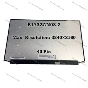 B173ZAN03.2 UHD 3840×2160 100% Adobe RGB LED LCD Screen Replacement Panel 40 Pin - Picture 1 of 1