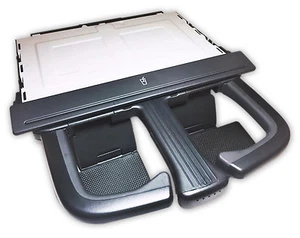 PORTAVASOS DELANTERO PLEGABLE NEGRO PARA 98-06 VW JETTA GOLF MK4 BORA VOLKSWAGEN - Imagen 1 de 4