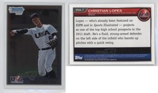 2010 Bowman Chrome USA Stars Christian Lopes #USA-7
