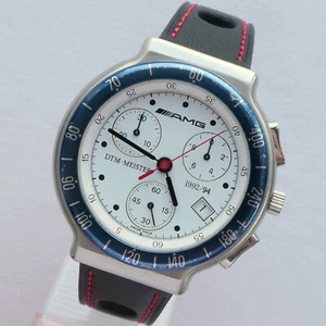 Mercedes Benz AMG DTM Classic Car Motorsport Racing Accessory Chronograph Watch - Picture 1 of 24