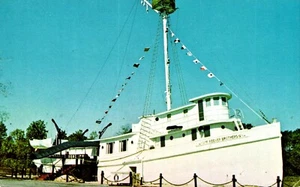 Postcard the flagship Nanticoke queen Seaford Delaware - Imagen 1 de 2