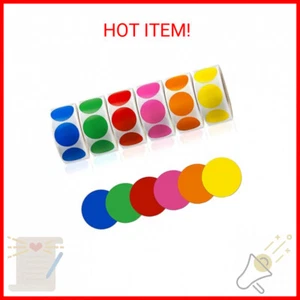 3000 Pieces 1 Inch Round Removable Color-Code Dot Stickers Circle Dots Stickers - Picture 1 of 2