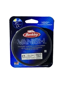 BERKLEY VANISH- Easy Casting 100% Fluorocarbon, 17 LB, 250 yd - Picture 1 of 2