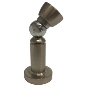 Adoored Satin Chrome Sphere Magnetic Door Stop - Picture 1 of 2