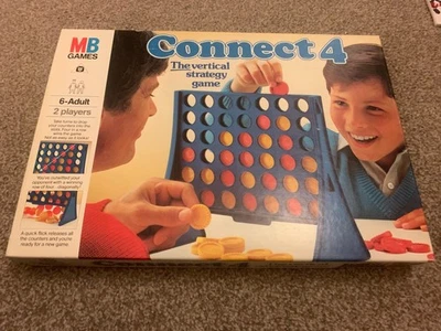 Connect 4 MB Games Original 1984 Edition Vintage - Image 1 of 2
