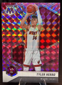 2020-21 Mosaic Tyler Herro Pink Camo Prizm #5 Miami Heat - Bild 1 von 2