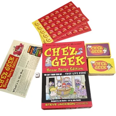 Chez Geek - Sellado - House Party Ed Box Steve Jackson Games Foto 1 de 4