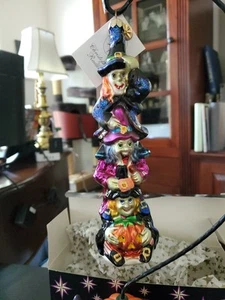 Christopher Radko Ornament Triple Trouble 1999 with Box Excellent Condition - Picture 1 of 18