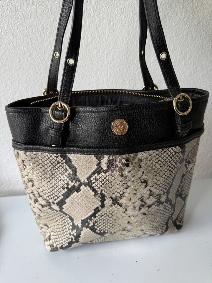 Bandolera Anne Klein Estampado Animal Usada en Excelente Condición Foto 1 de 4