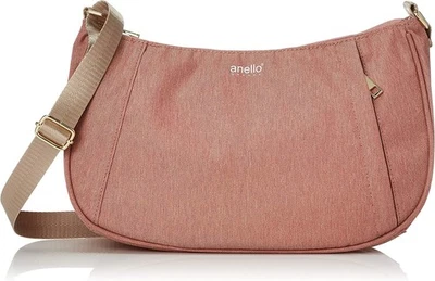 Bolso de Hombro Anello GRANDE A5 Repelente al Agua GL GTT0474Z Rosa Beige Foto 1 de 3