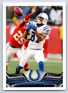Tarjeta de fútbol americano 2013 Topps 190 Reggie Wayne Indianapolis Colts - Imagen 1 de 2