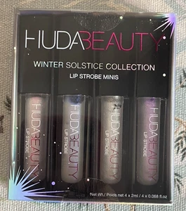 Huda Beauty Winter Solstice Collection Lip Strobe Minis NWB Sealed RRP£33 - Picture 1 of 9
