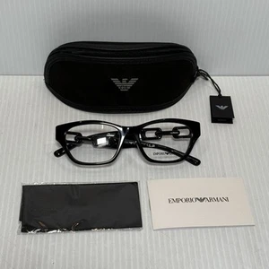 Emporio Armani EA3223U 5017 Black Eye Frames with Certificate Of Authenticity - Picture 1 of 8