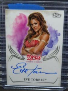 2015 Topps WWE Undisputed Eve Torres Divas Autograph Auto #UA-EV Z660