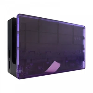 Transparent Altomic Purple Soft Touch Replacement Shell for Nintendo Switch Dock - Picture 1 of 8