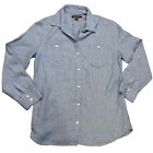 Women's Tommy Bahama Small/Petite 100% Linen Long Sleeve Button Down Shirt