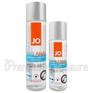 System JO H2O ANAL lubricant Water based lube Warming effect glide Made in USA - Picture 1 of 3