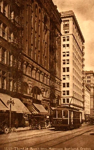 Postal vintage - 3rd St. north de Morrison, Portland, OR - Imagen 1 de 2