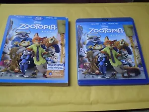 Zootopia (Blu-Ray/DVD, 2016) Disney Children's w/Slipcover - Picture 1 of 1