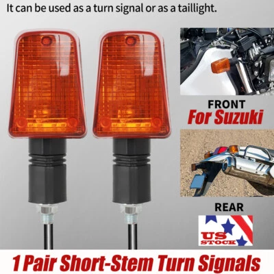 Turn Signals Indicator For Suzuki  DR125 DR350S RF600 RF900 GSXR750 GSXR1100 US - Imagem 1 de 4