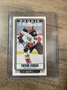 Trevor Zegras 2021-22 O-Pee-Chee Tall Boys Premier Insert SP #P-40 Rookie RC SP