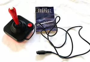 Wico Command Control Bat Handle Red and Black Joystick For Commodore Atari - Picture 1 of 2