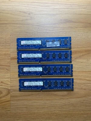 8GB (4x2GB) PC3-10600u DDR3-1333MHz 2Rx8 Non-ECC Hynix HMT125U6TFR8C-H9 - Image 1 of 2