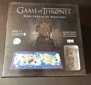 Game of Thrones 4D Mini Puzzle of Westeros NEW