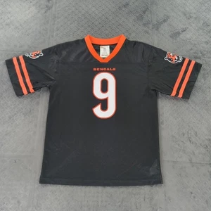 Cincinnati Bengals Jersey Joe Burrow Team Apparel Black Boys Kids Youth 18 - Picture 1 of 13