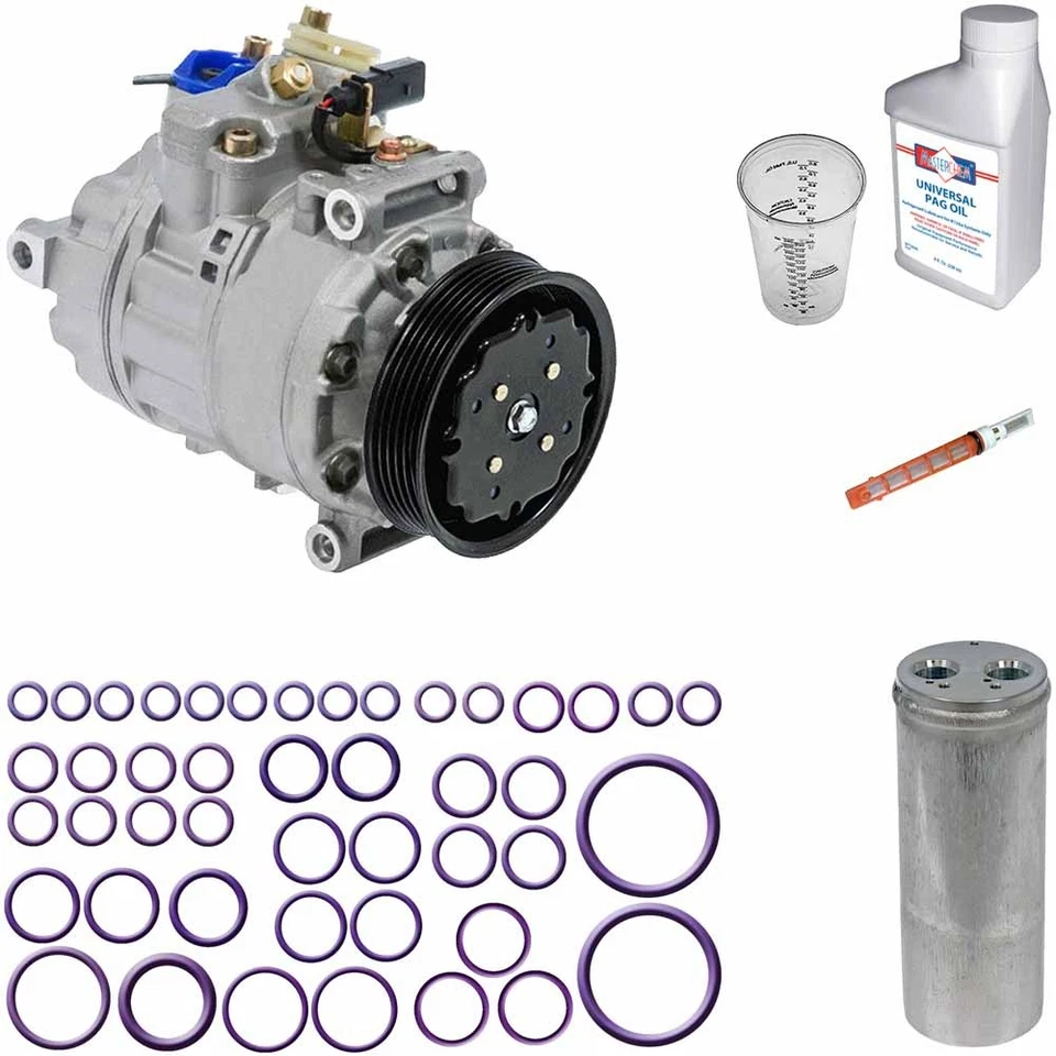 Compresor de aire acondicionado Omega con kit de reparación de aire acondicionado para Audi A4 Quattro S6 Foto 1 de 1