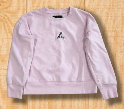 Michael Air Jordan Brand Light Pink Girls Small 8-10 years Crew Neck Sweatshirt - Image 1 of 4