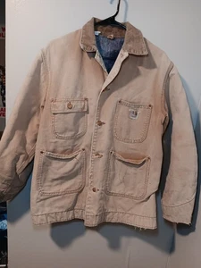 Giacca Carhartt vintage anni 70 coperta foderata Chore Field Barn taglia Large made in USA - Foto 1 di 6