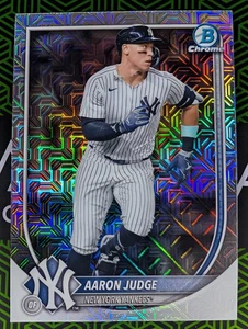 Aaron Judge 2025 Bowman Chrome Mega Box Card #99 Mega Mojo Refractor Yankees - Picture 1 of 2