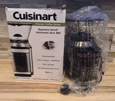 Como Nuevo Usado 1x O Caja Abierta - Molino de Rebabas Automático Cuisinart DBM-8 Supreme Grind Foto 1 de 4