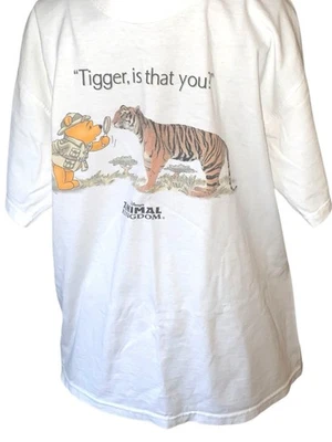 迪士尼动物王国“跳虎就是你吗?  男女通用尺寸 M 复古 — 第 1/4 张图片