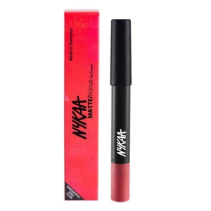 Nykaa Matte-illicious Lip Crayon Lipstick Free Sharpener - Multishades - Picture 1 of 22