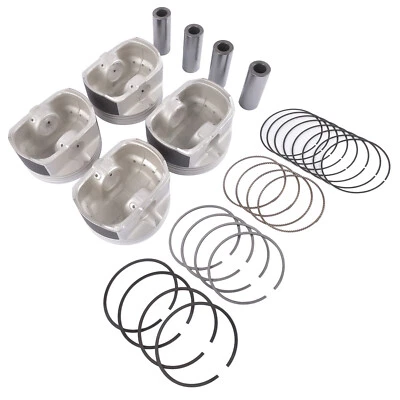 NEW Pistons & Rings Kit For Hyundai Sonata Kia Optima Sportage G4KD 2.0L Engine - Image 1 of 4