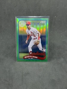MASYN WINN 2024 Topps Chrome GREEN Refractor RC Rookie /99 89CB-17 SSP - Picture 1 of 3