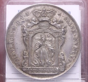 NL* ALESSANDRIA PIEMONTE MADONNA DELLA SALVE Medaglia ARGENTO 1843 Molto Rara - Imagen 1 de 2
