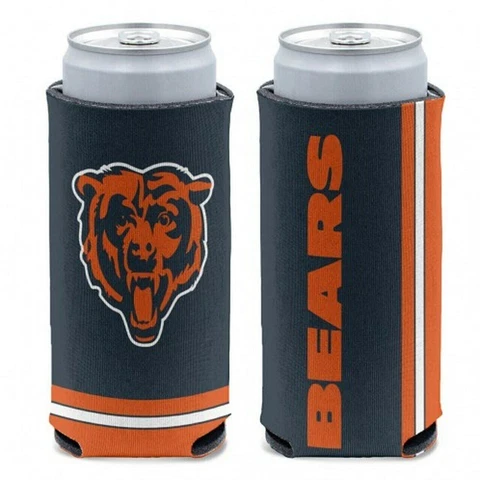 Chicago Bears NFL Slim Can Cooler Cover