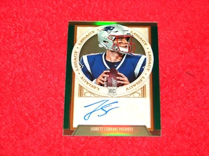 JARRETT STIDHAM PATRIOTS 2019 LEGACY AUTOGRAPHS GREEN AUTO RC #213 21/25 (CD137) - Picture 1 of 1