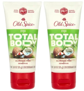 Old Spice Total Body Aluminum Free FIJI Scented Cream Deodorant, 3oz - Pack of 2 - Picture 1 of 1