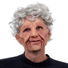 Old Man Masks Latex Cosplay Party Realistic Full Face Mask Headgear Halloween !!