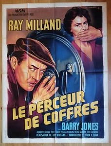 Original 160x120 '58 Ray Milland Cinema Poster CHECK DRILL - Picture 1 of 1