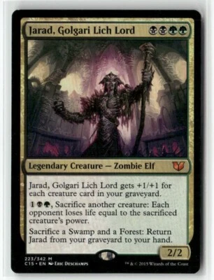 Jarad, Golgari Lich Lord X (1) Commannder 2015 MTG Excellent/Near Mint - Image 1 of 2
